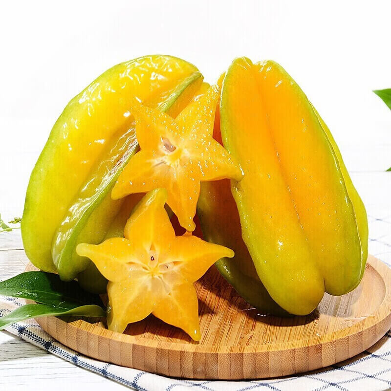 青尊园福建漳州甜杨桃新鲜水果应当季整箱洋桃红扬桃五角星阳桃 精选6颗装